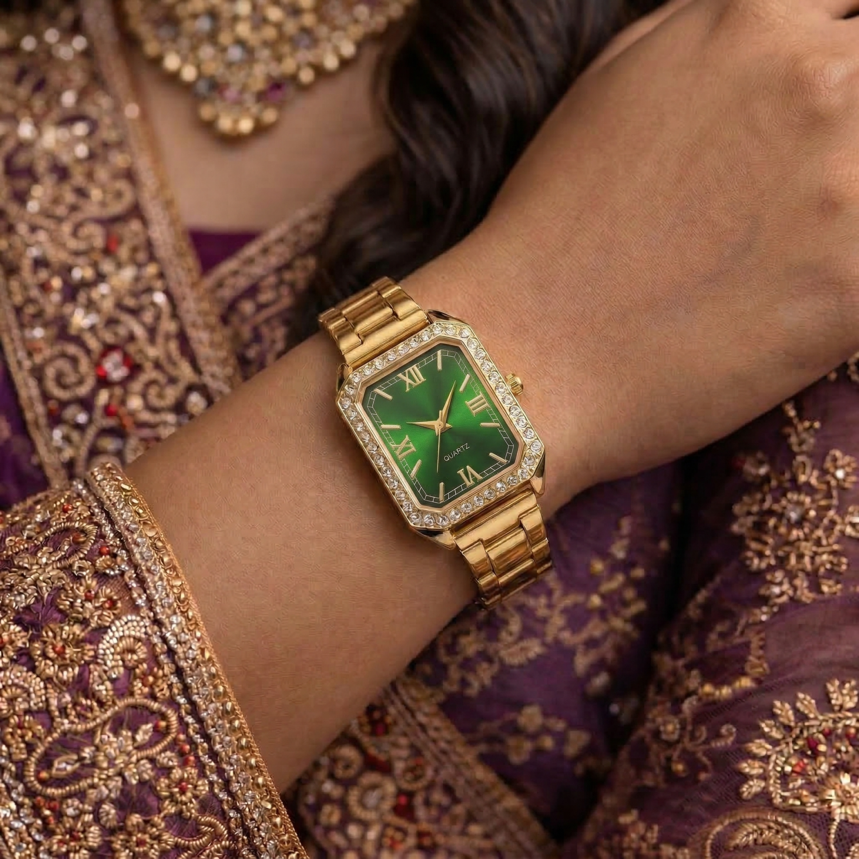 Aurelia Crystal Dial Watch