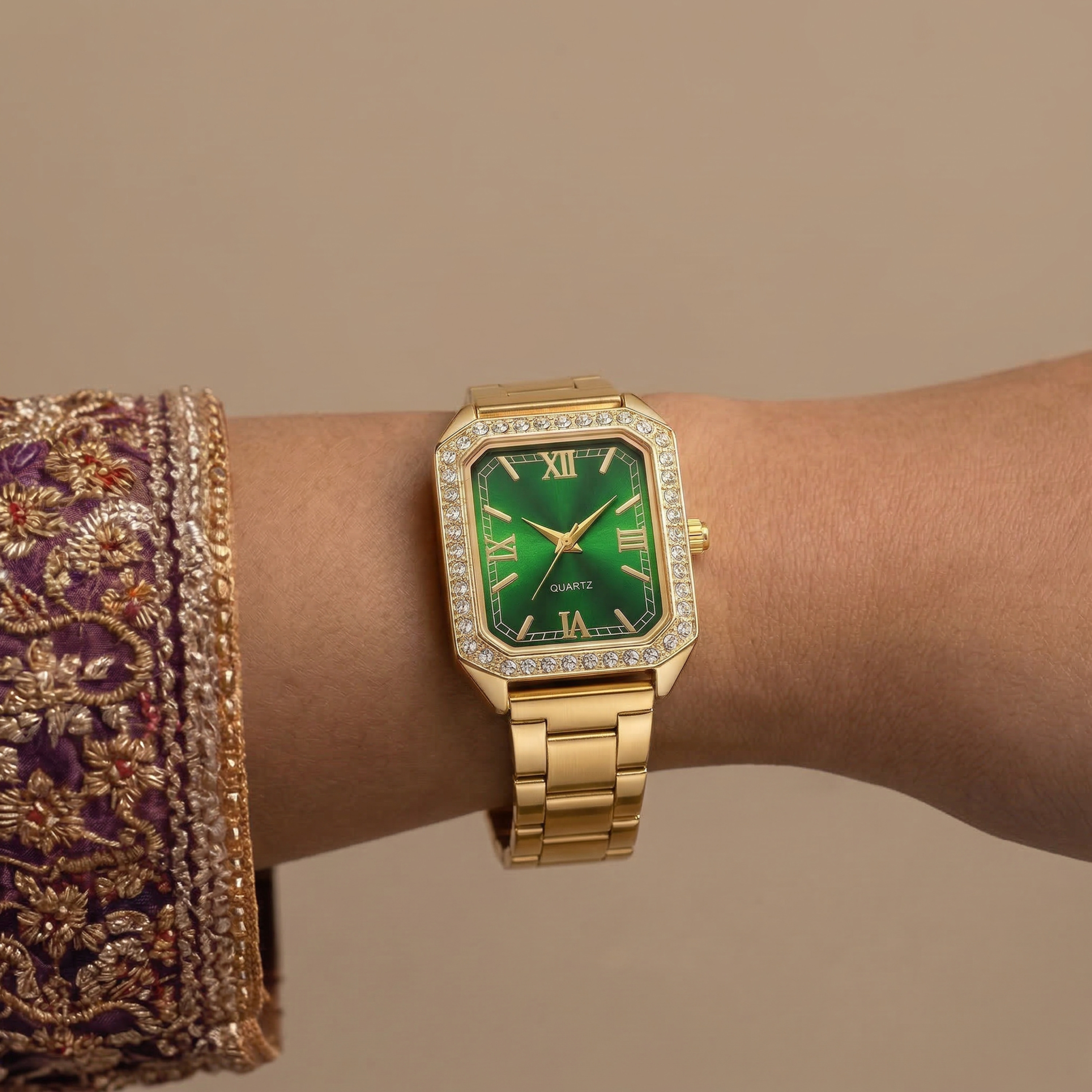 Aurelia Crystal Dial Watch