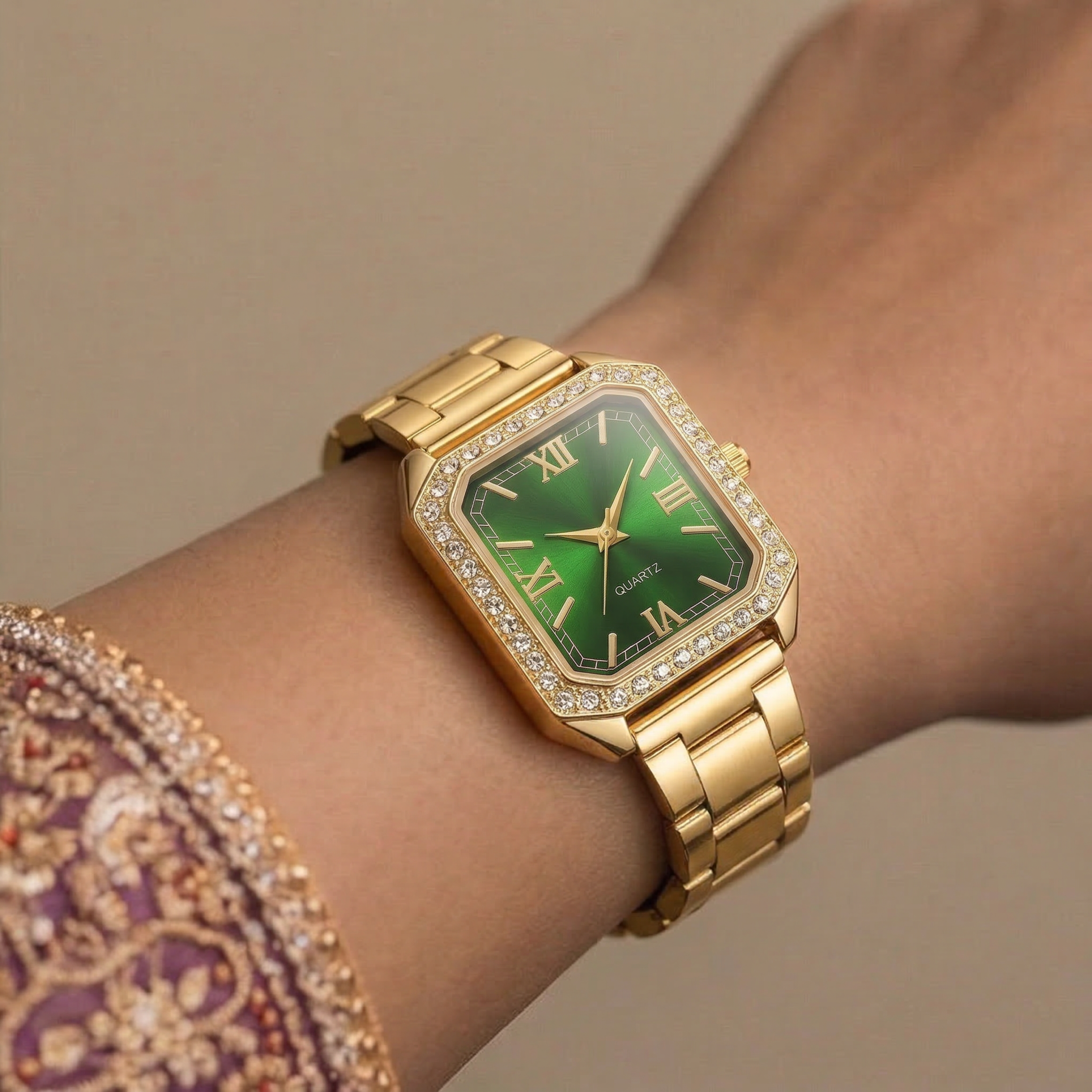 Aurelia Crystal Dial Watch