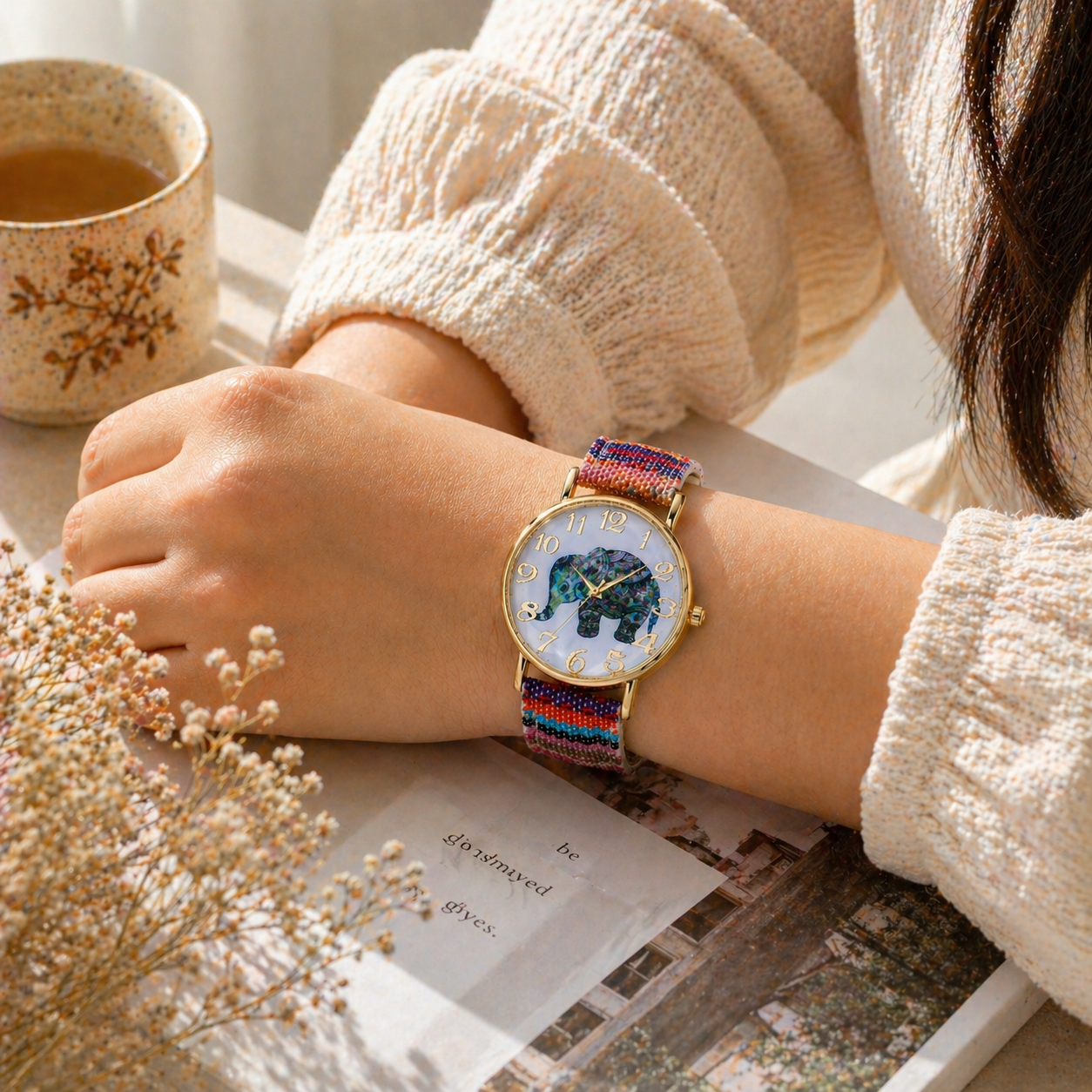 Aurelia Bohemia Elephant Dial Watch