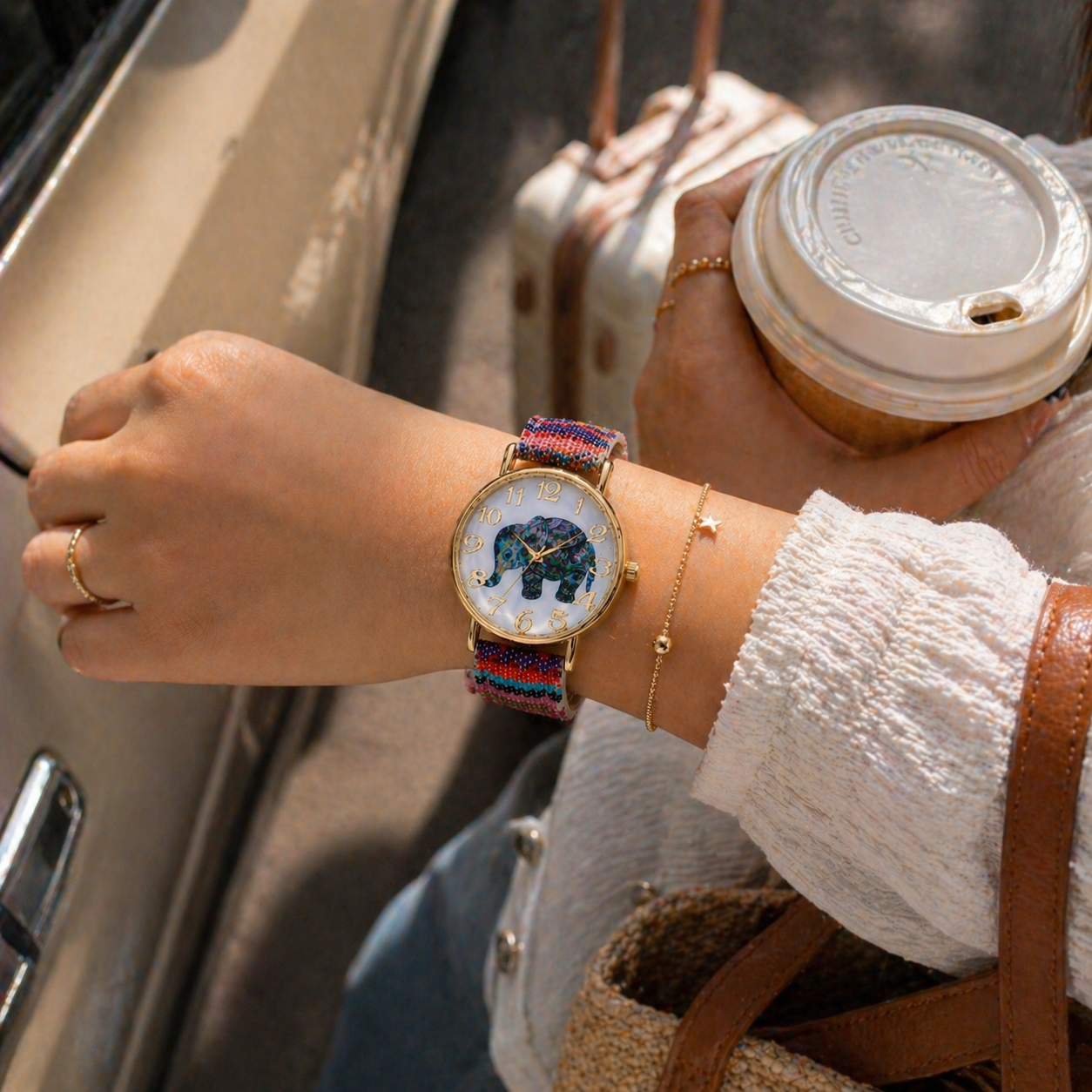 Aurelia Bohemia Elephant Dial Watch