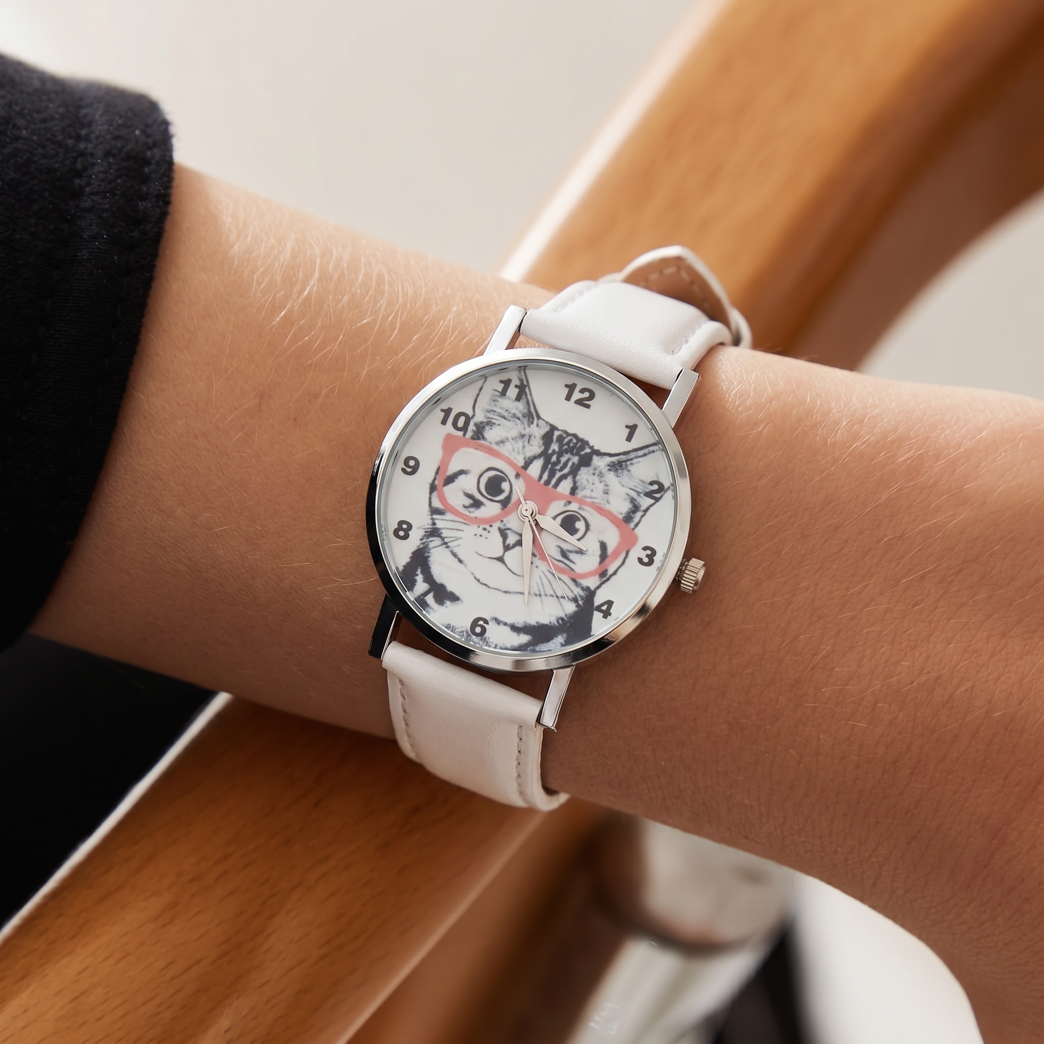 Aurelia™ WhiskerCharm Cat Dial Watch