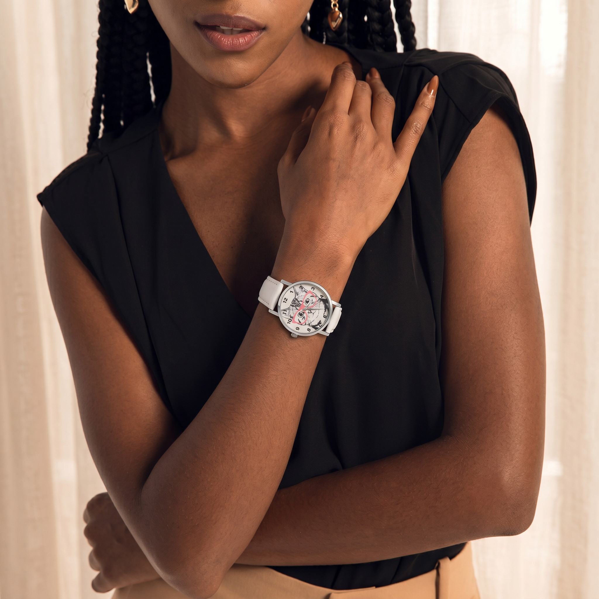 Aurelia™ WhiskerCharm Cat Dial Watch