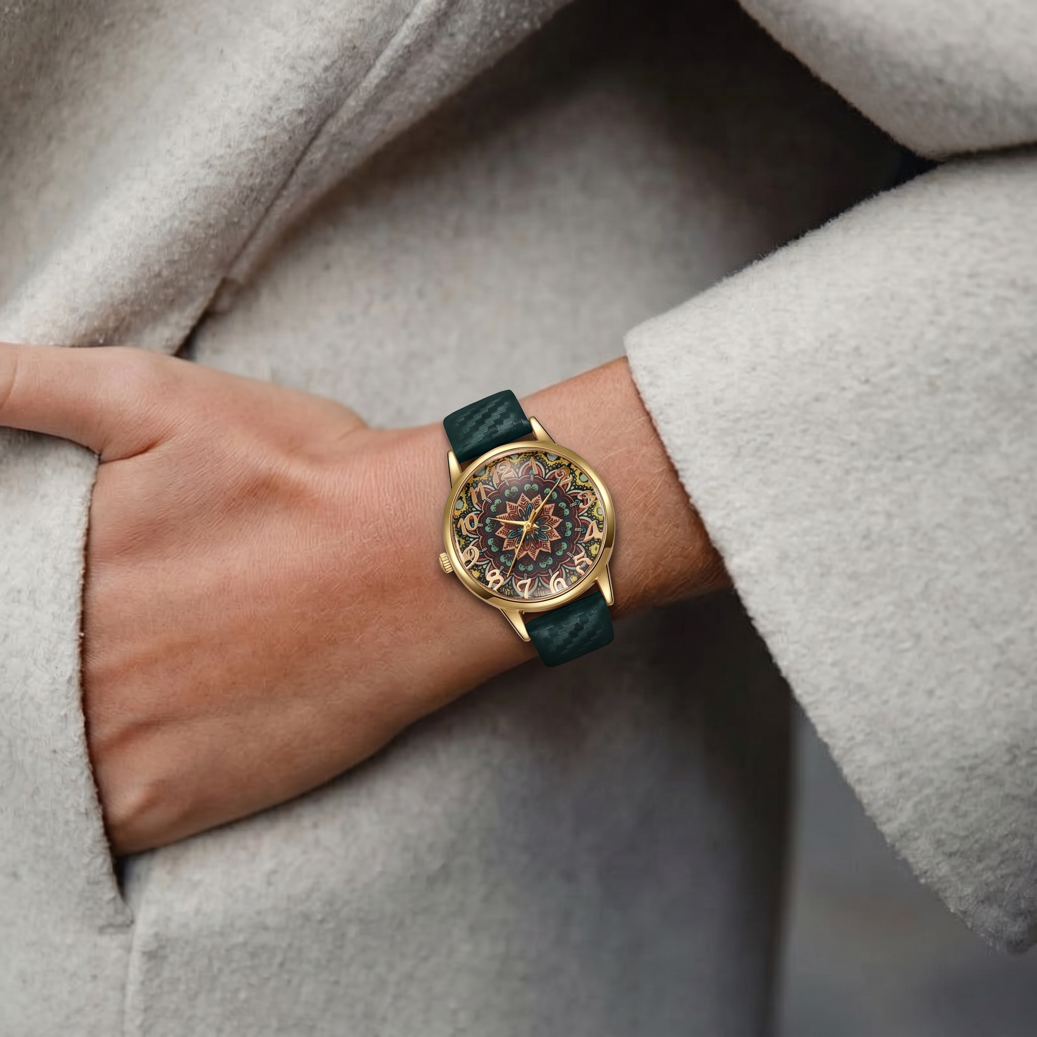 Aurelia™ Mosaic Art Dial Watch