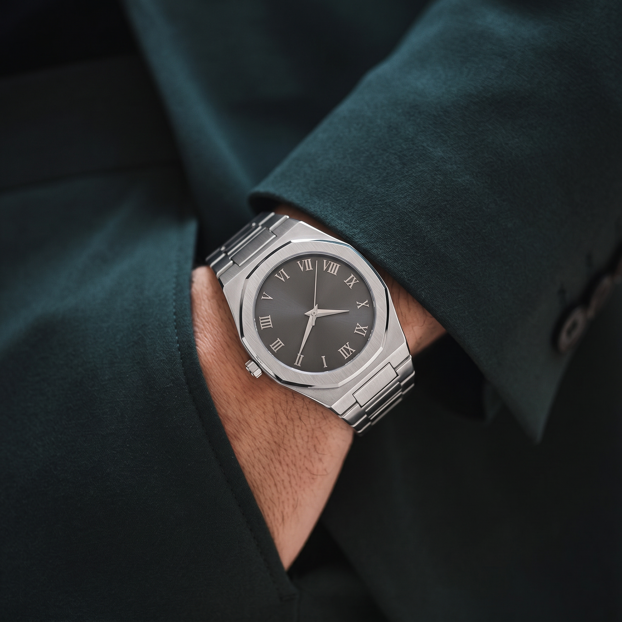 Luvier™ Imperial Edge Roman Dial Watch