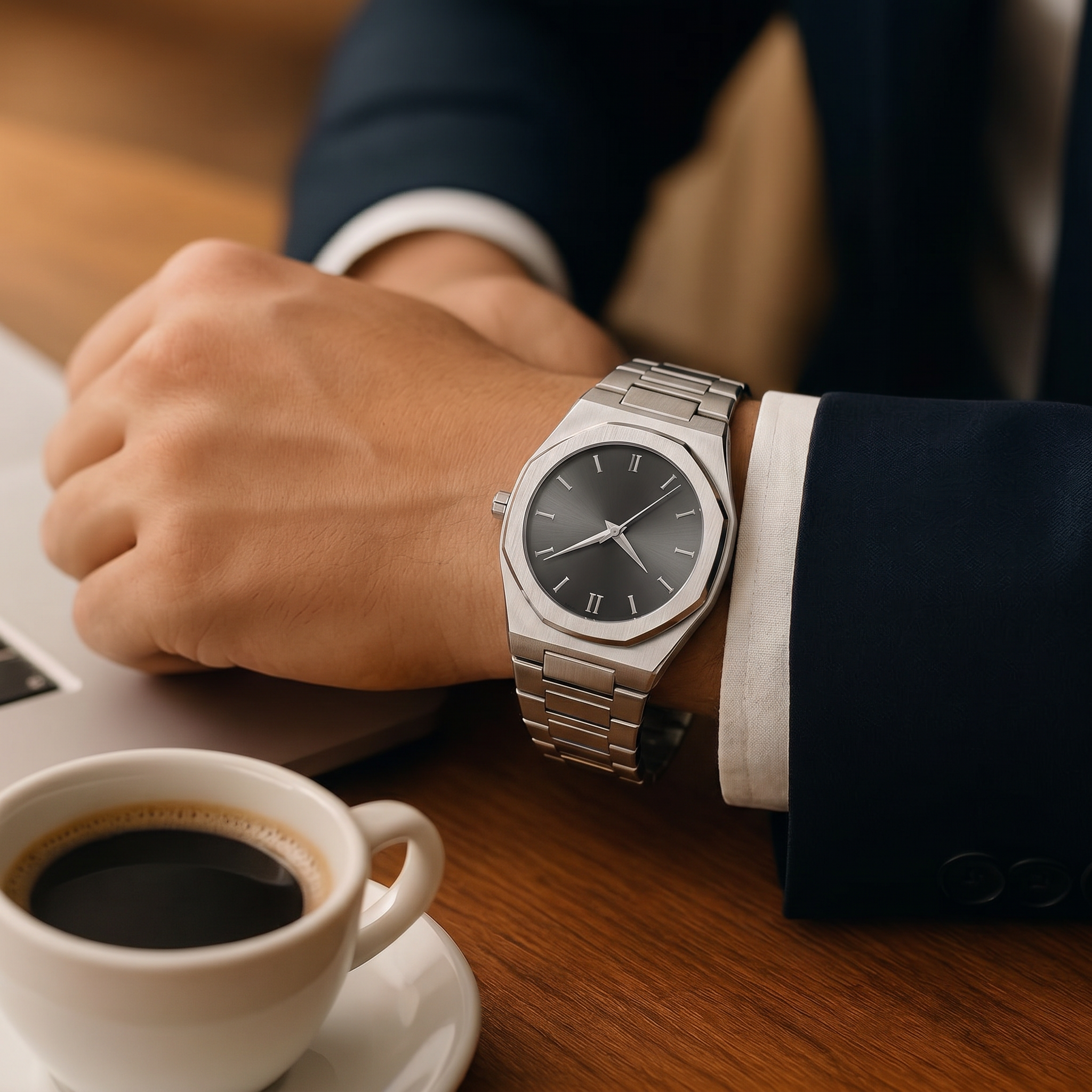Luvier™ Imperial Edge Roman Dial Watch