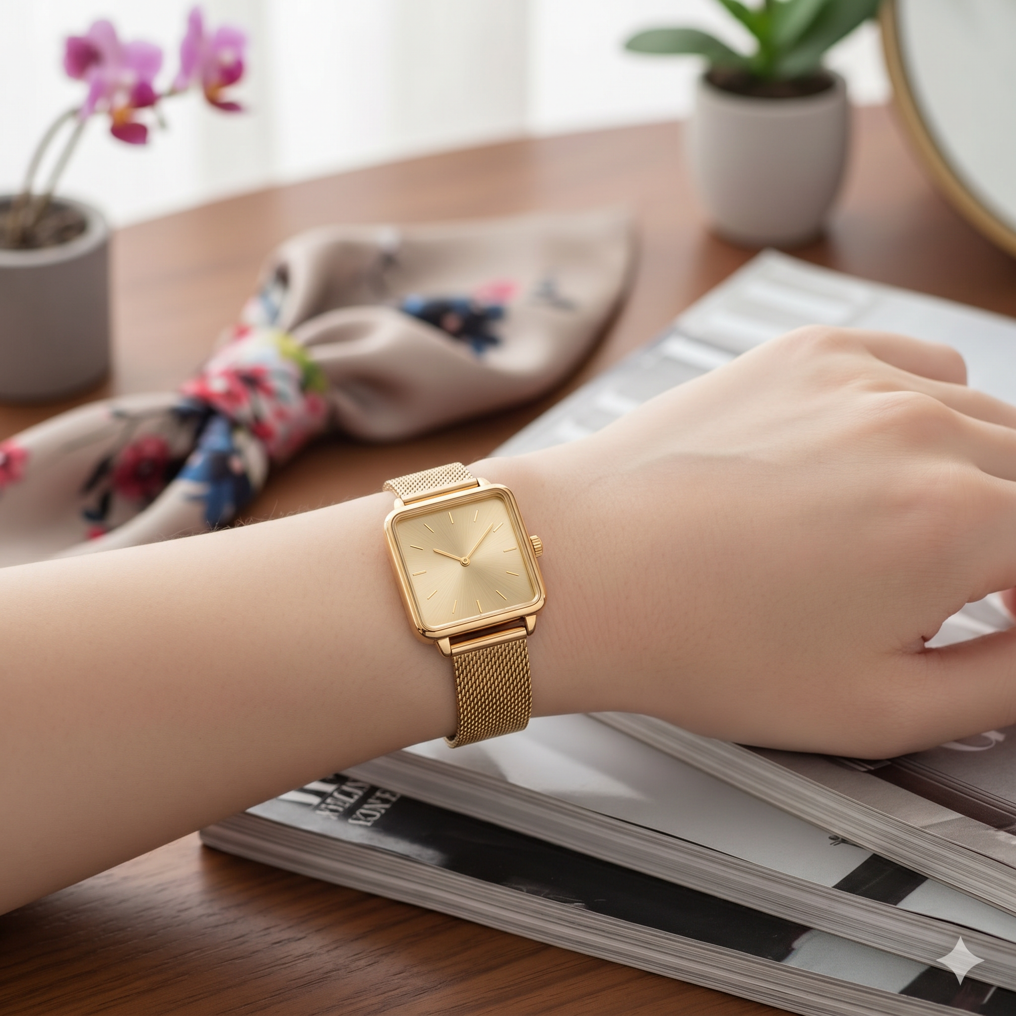 Luvier™ NoirFrame Signature Watch