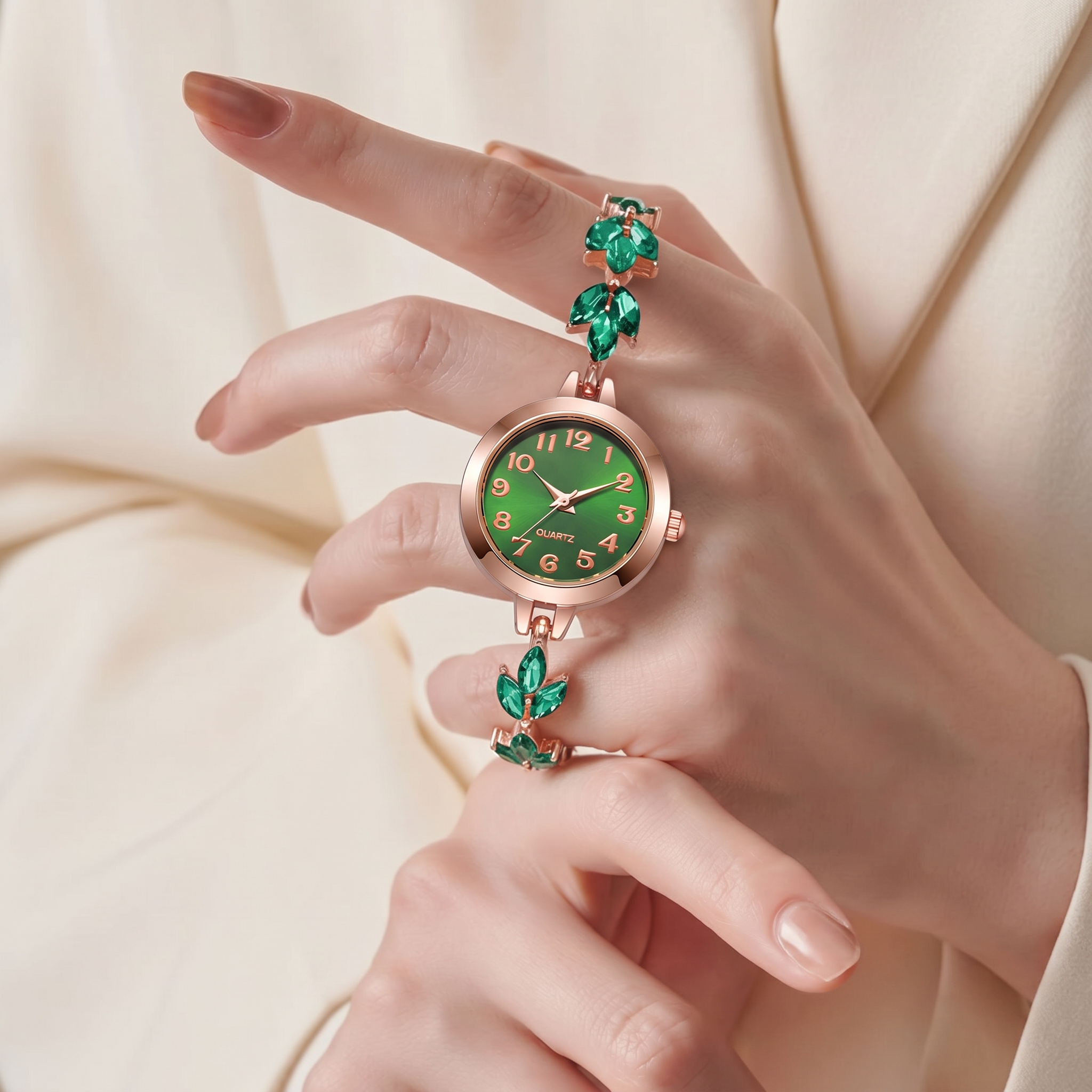 Aurelia™ Flora Charm Bracelet Watch