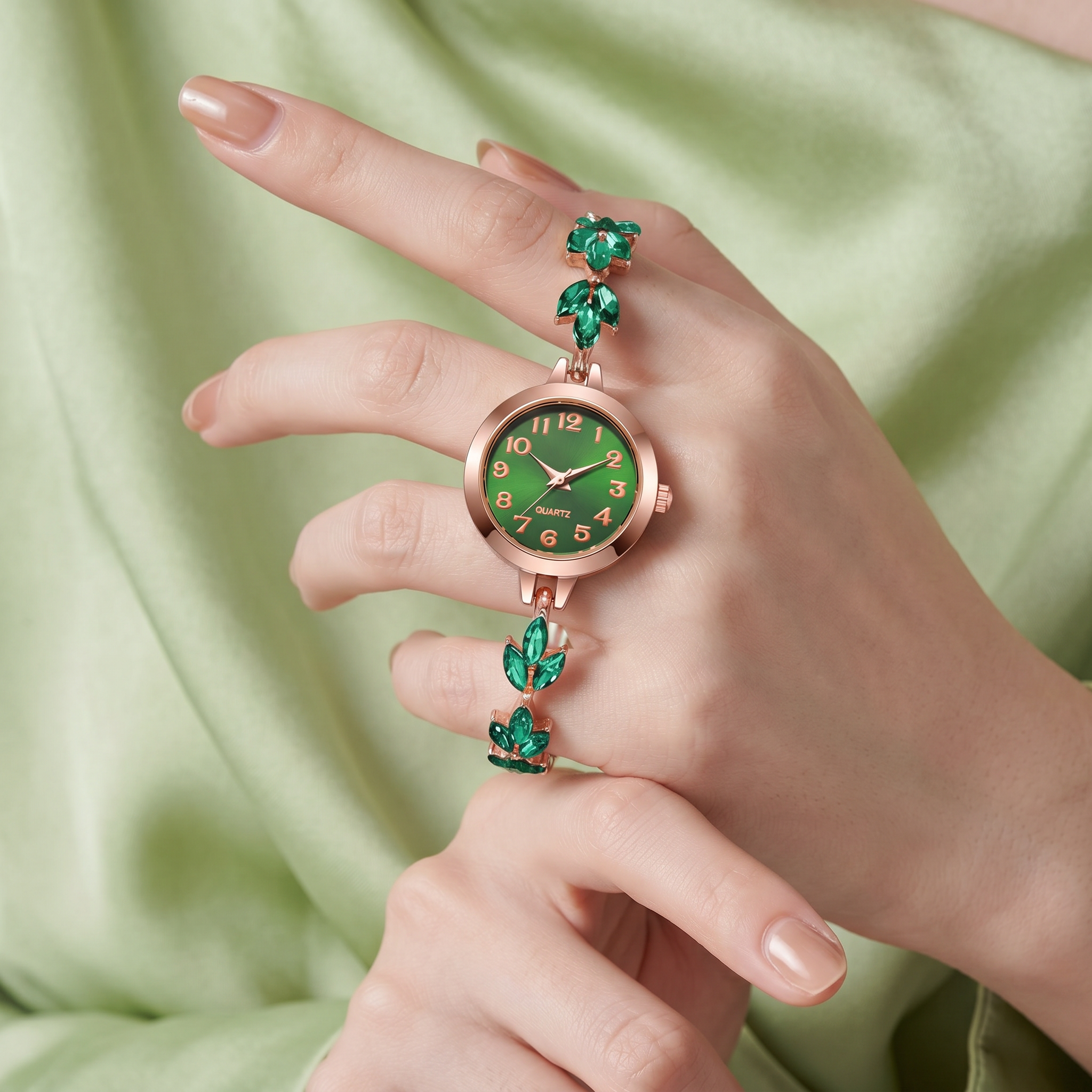 Aurelia™ Flora Charm Bracelet Watch