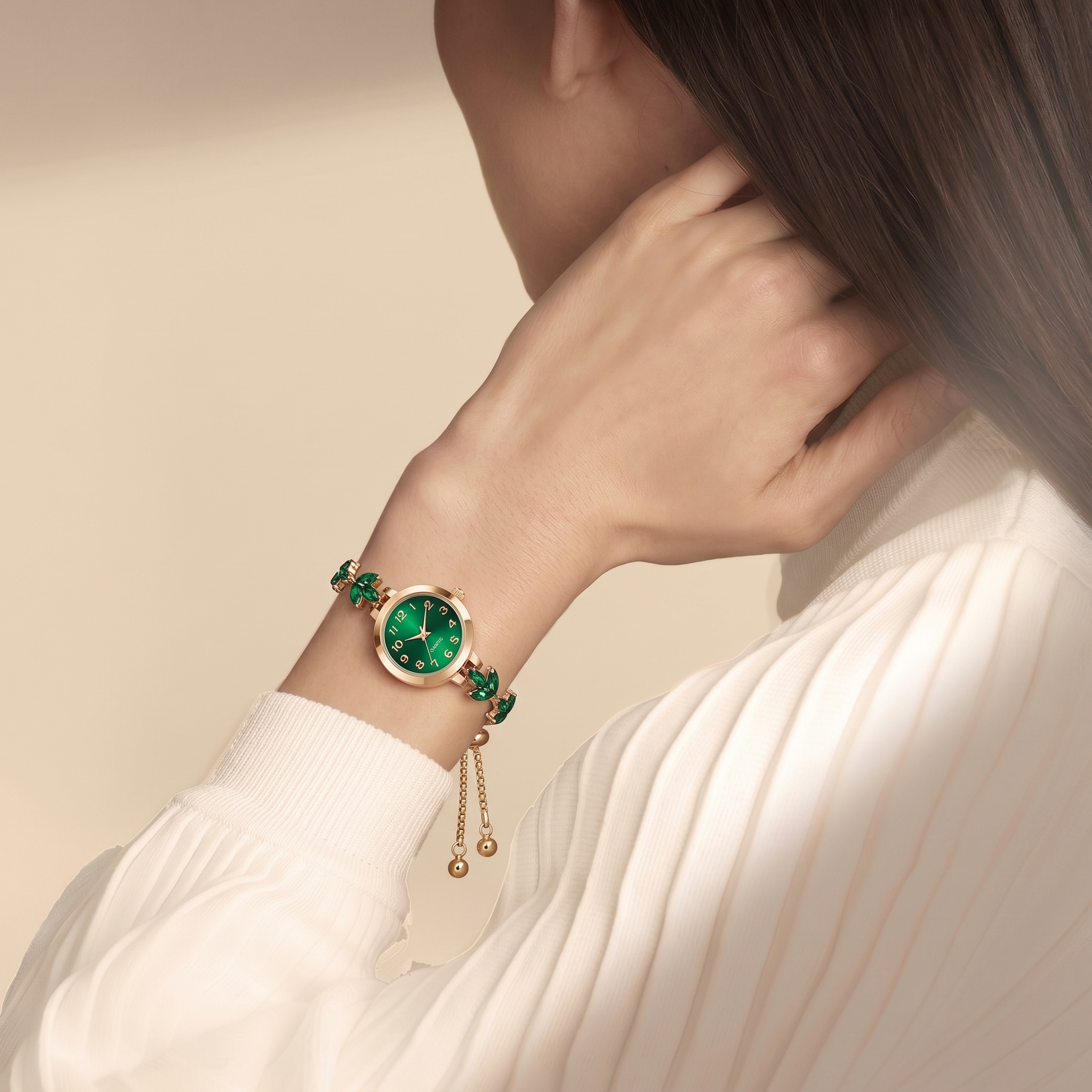 Aurelia™ Flora Charm Bracelet Watch