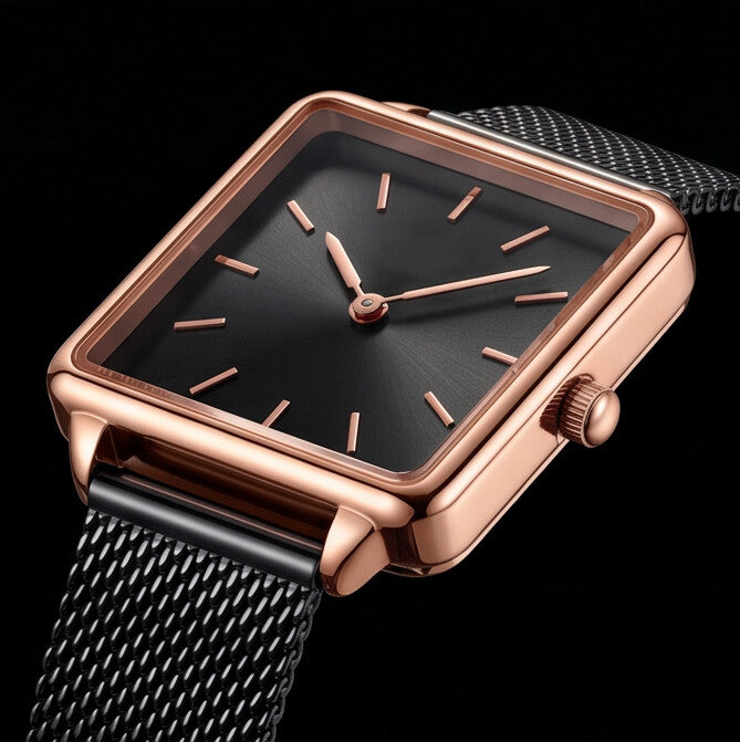 Luvier™ NoirFrame Signature Watch