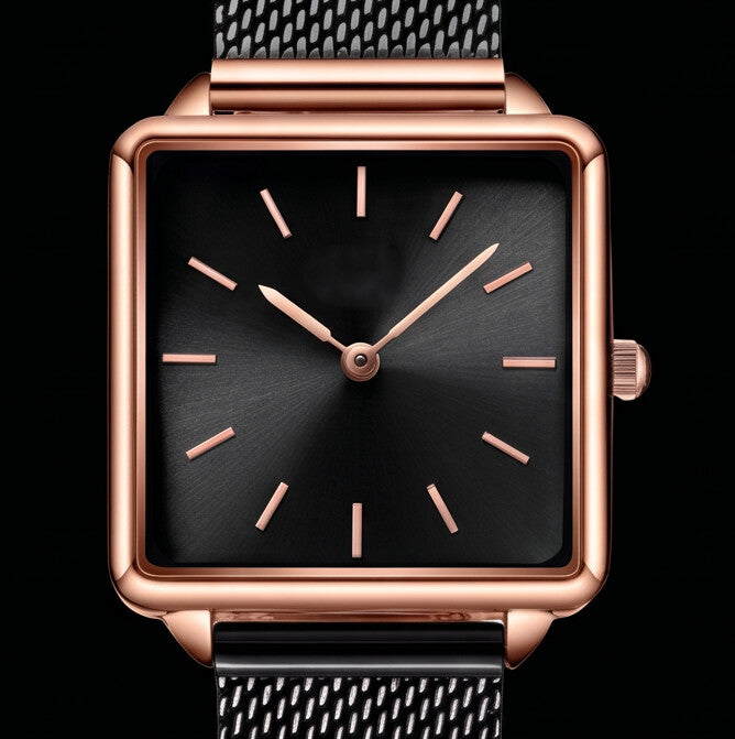 Luvier™ NoirFrame Signature Watch
