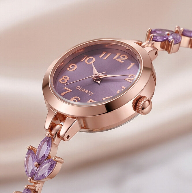 Aurelia™ Flora Charm Bracelet Watch