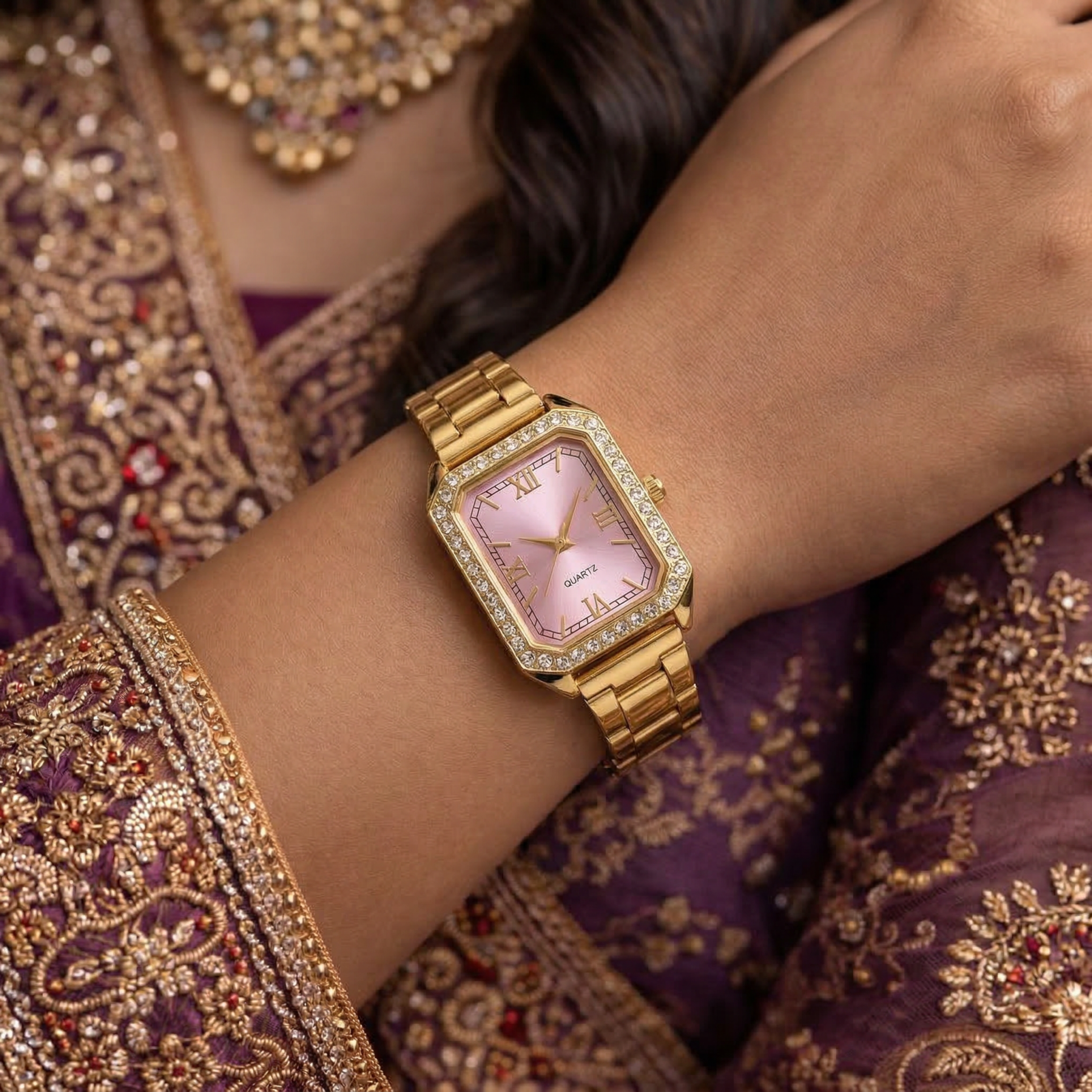 Aurelia Crystal Dial Watch