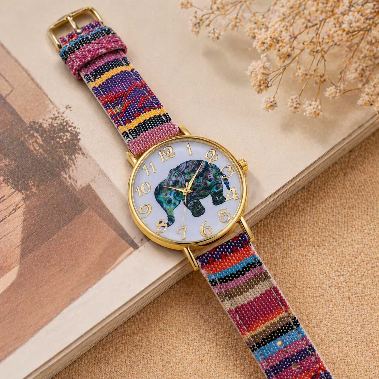 Aurelia Bohemia Elephant Dial Watch