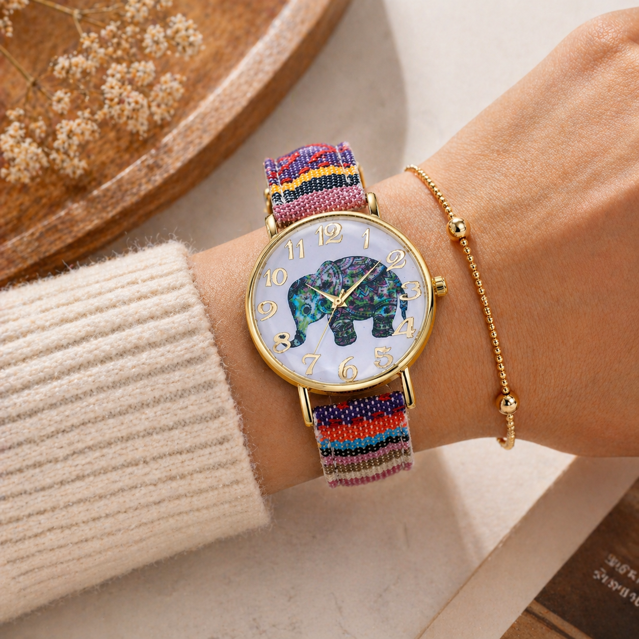 Aurelia Bohemia Elephant Dial Watch