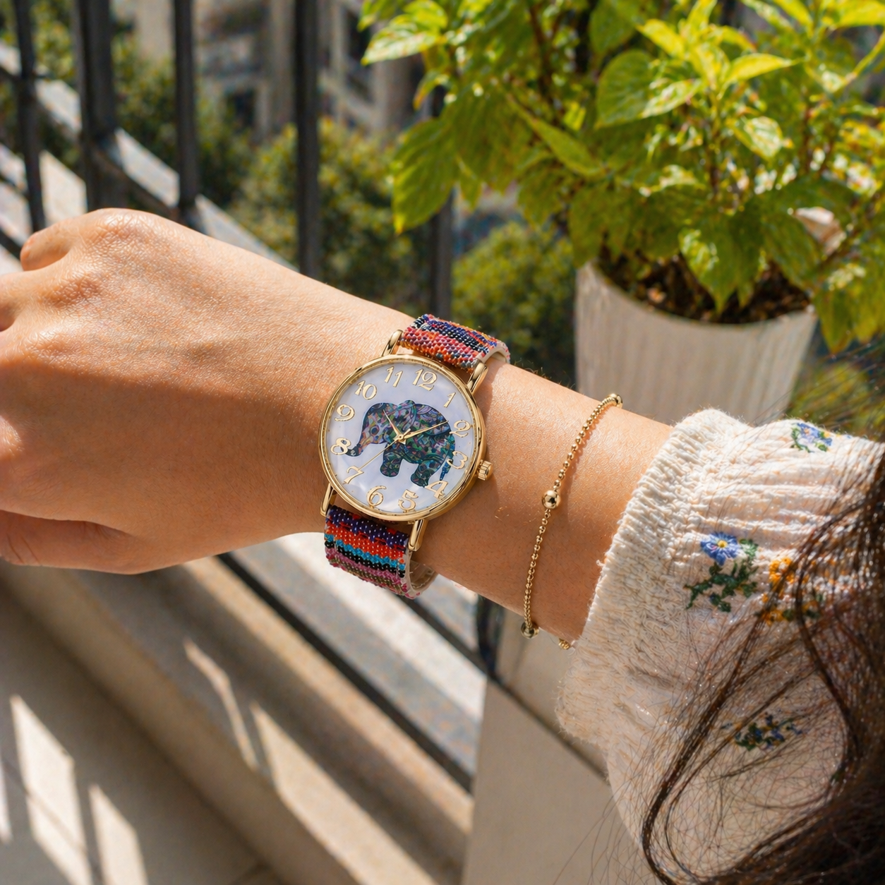 Aurelia Bohemia Elephant Dial Watch