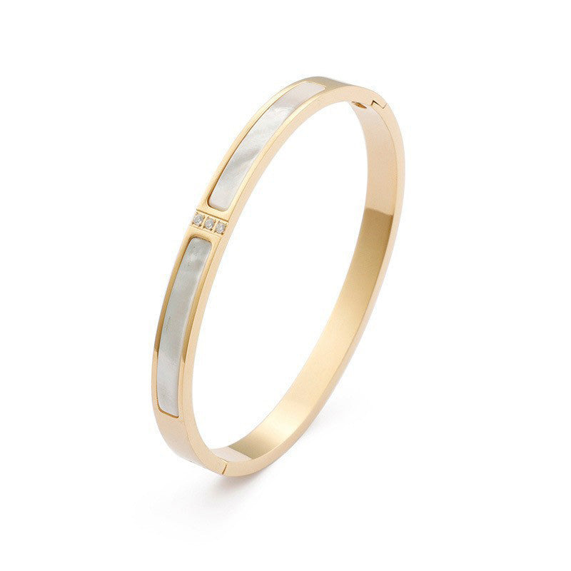 Aurelia™ Waterproof Gold Cuff Bangle