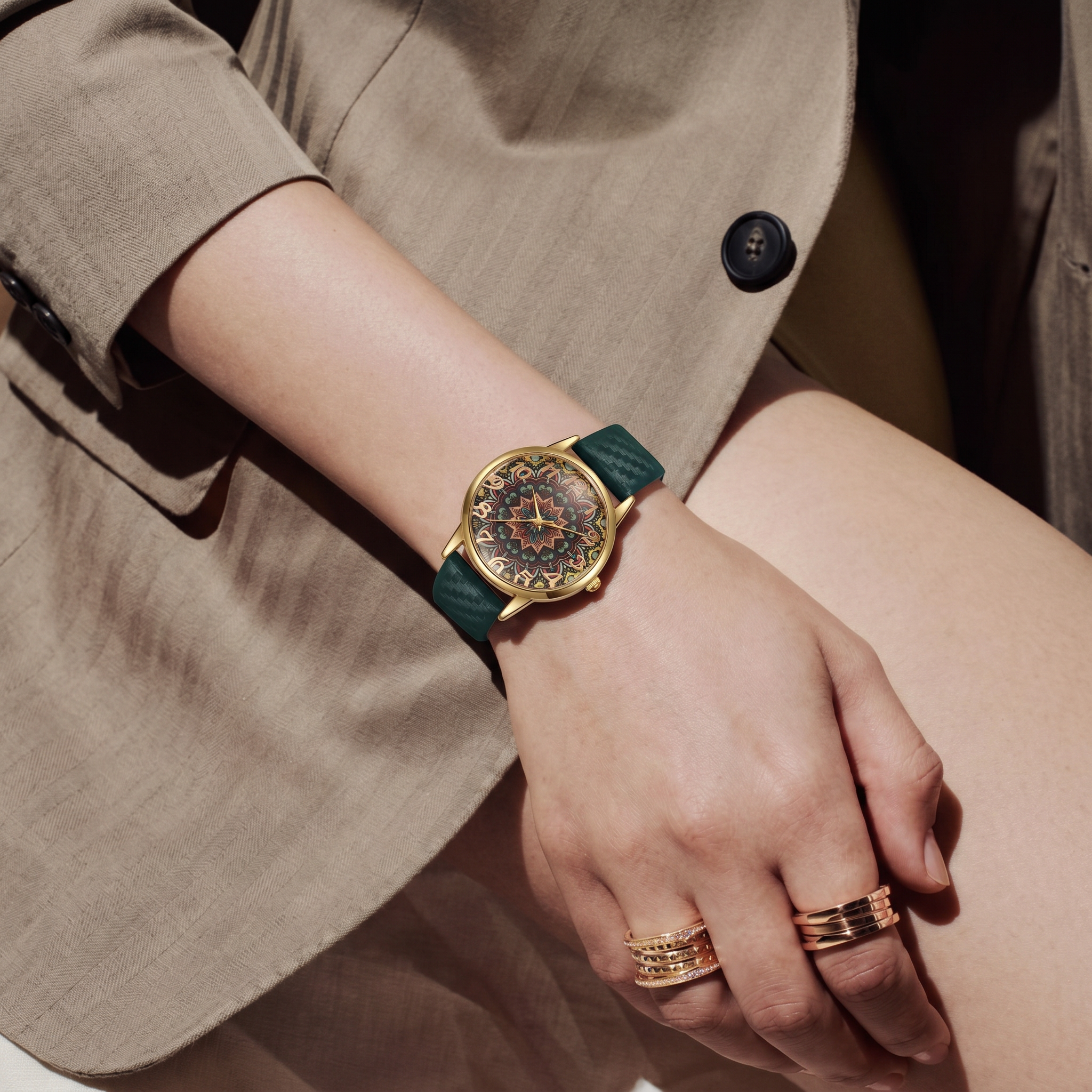 Aurelia™ Mosaic Art Dial Watch