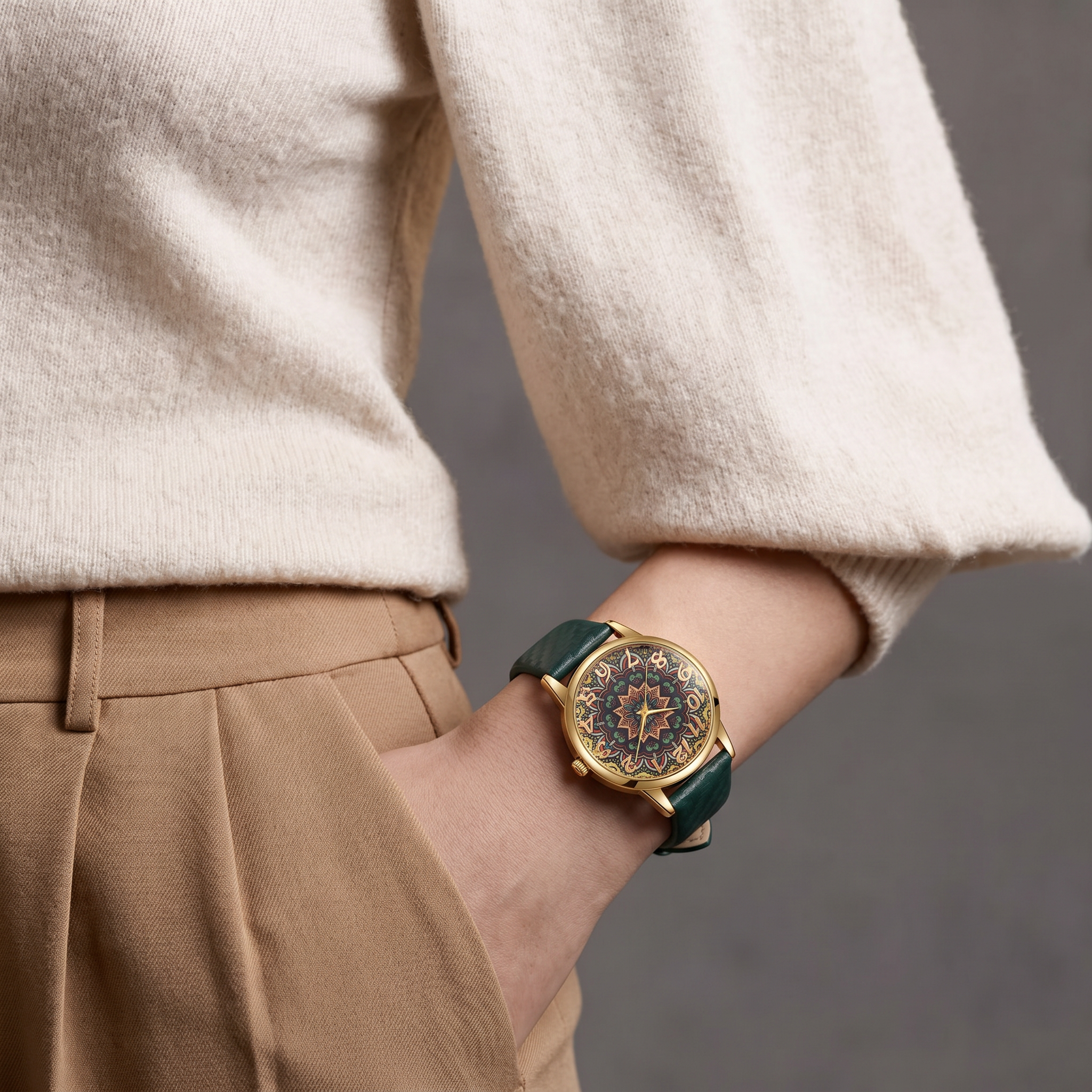 Aurelia™ Mosaic Art Dial Watch