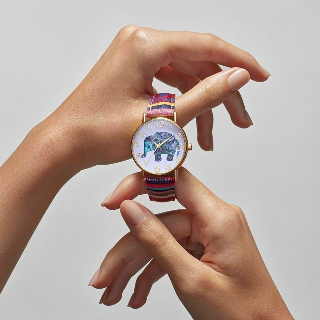 Aurelia Bohemia Elephant Dial Watch