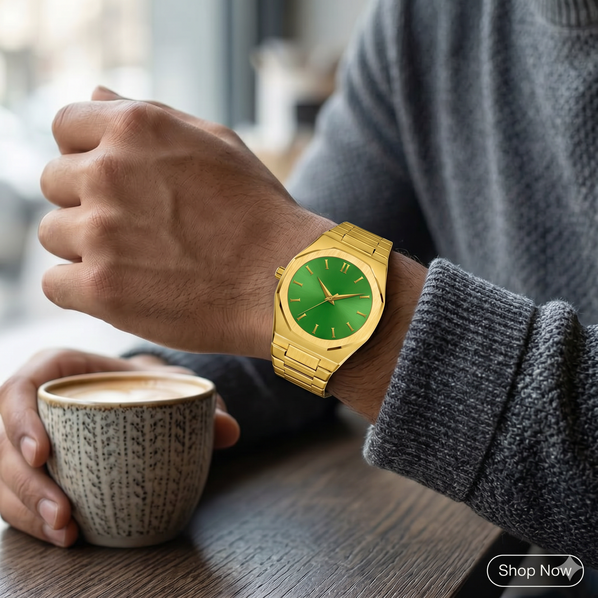 Luvier™ Imperial Edge Roman Dial Watch