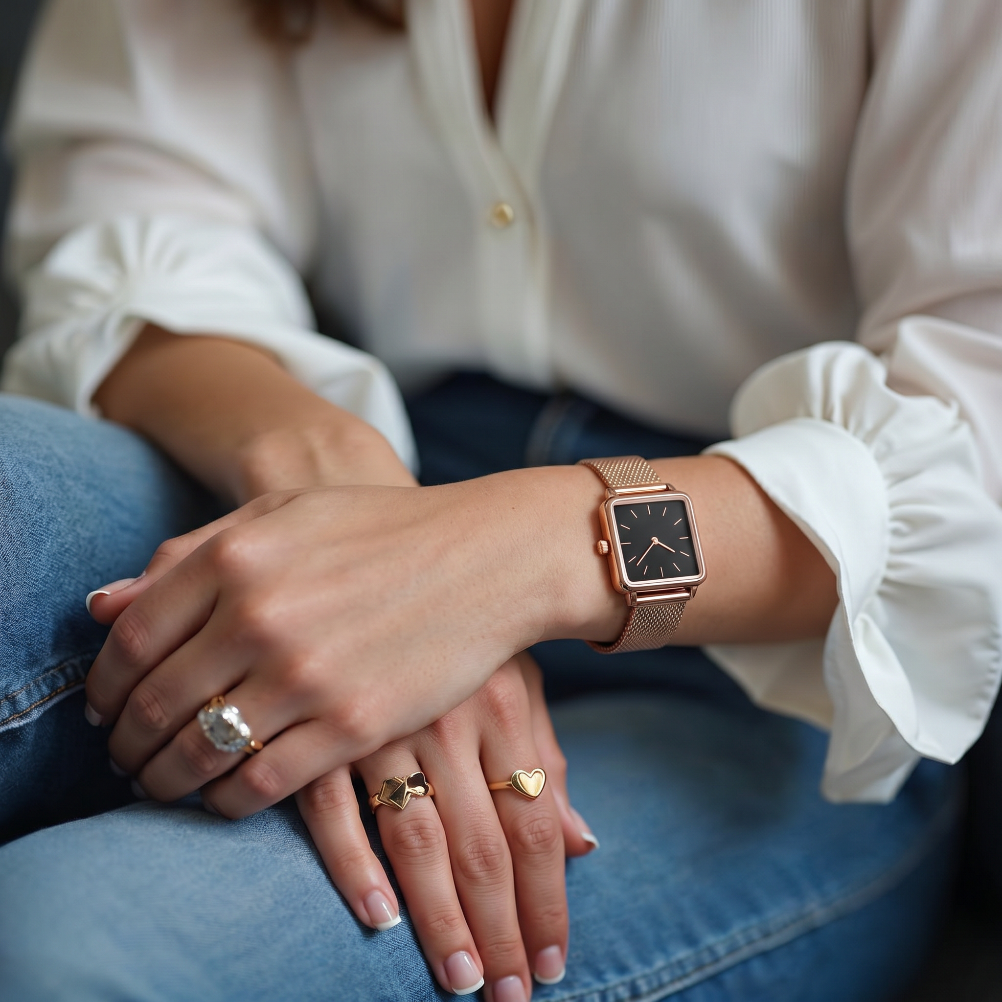 Luvier™ NoirFrame Signature Watch