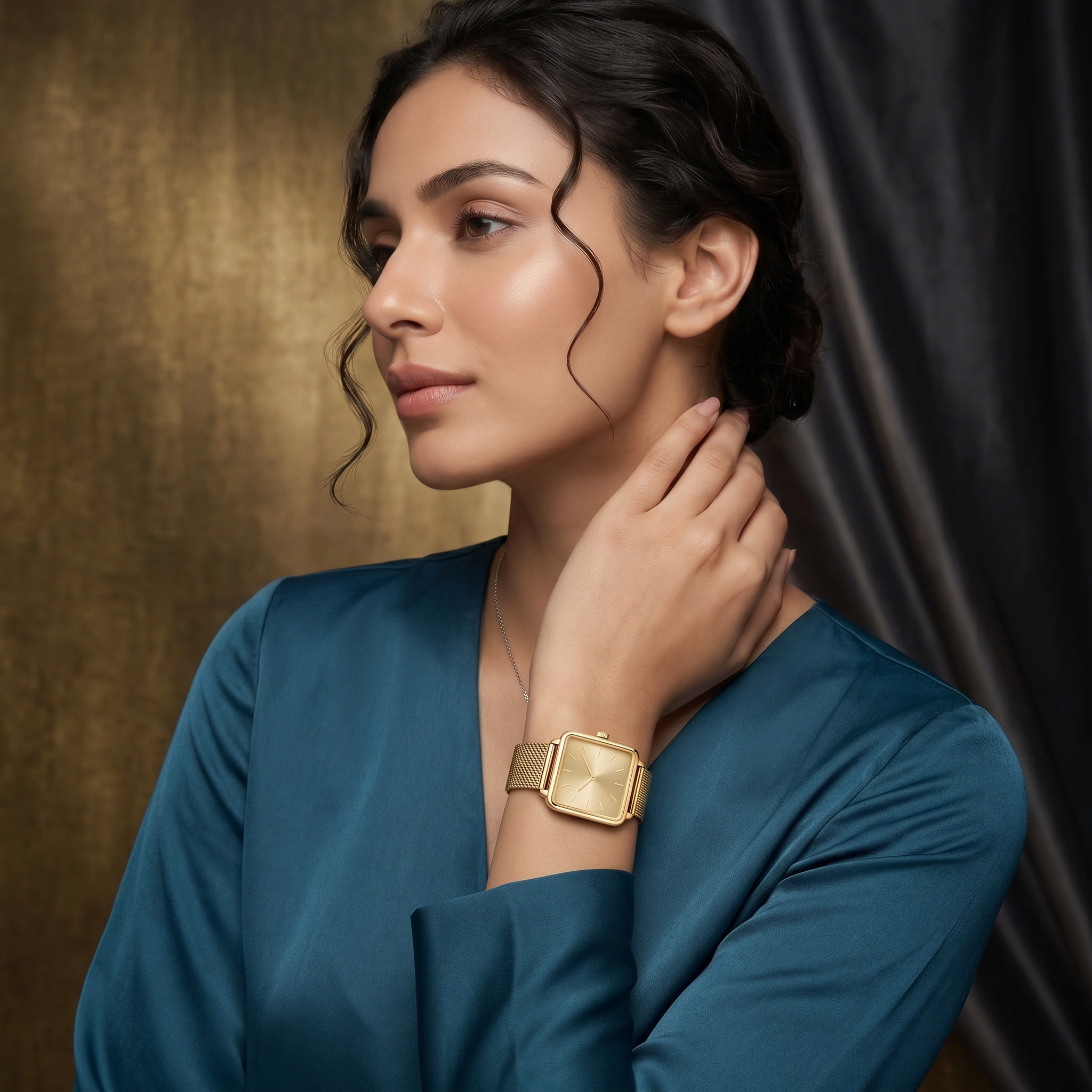 Luvier™ NoirFrame Signature Watch