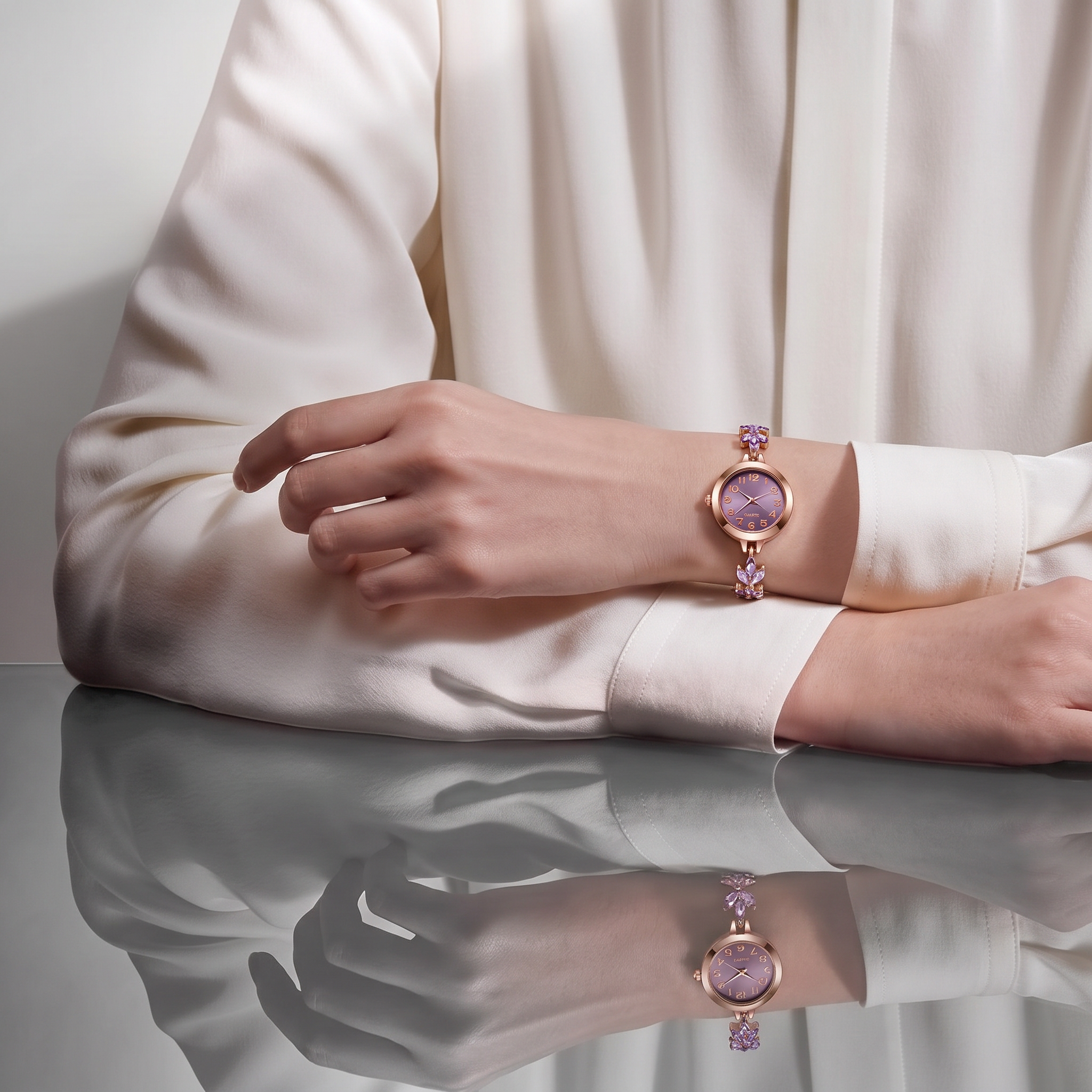 Aurelia™ Flora Charm Bracelet Watch