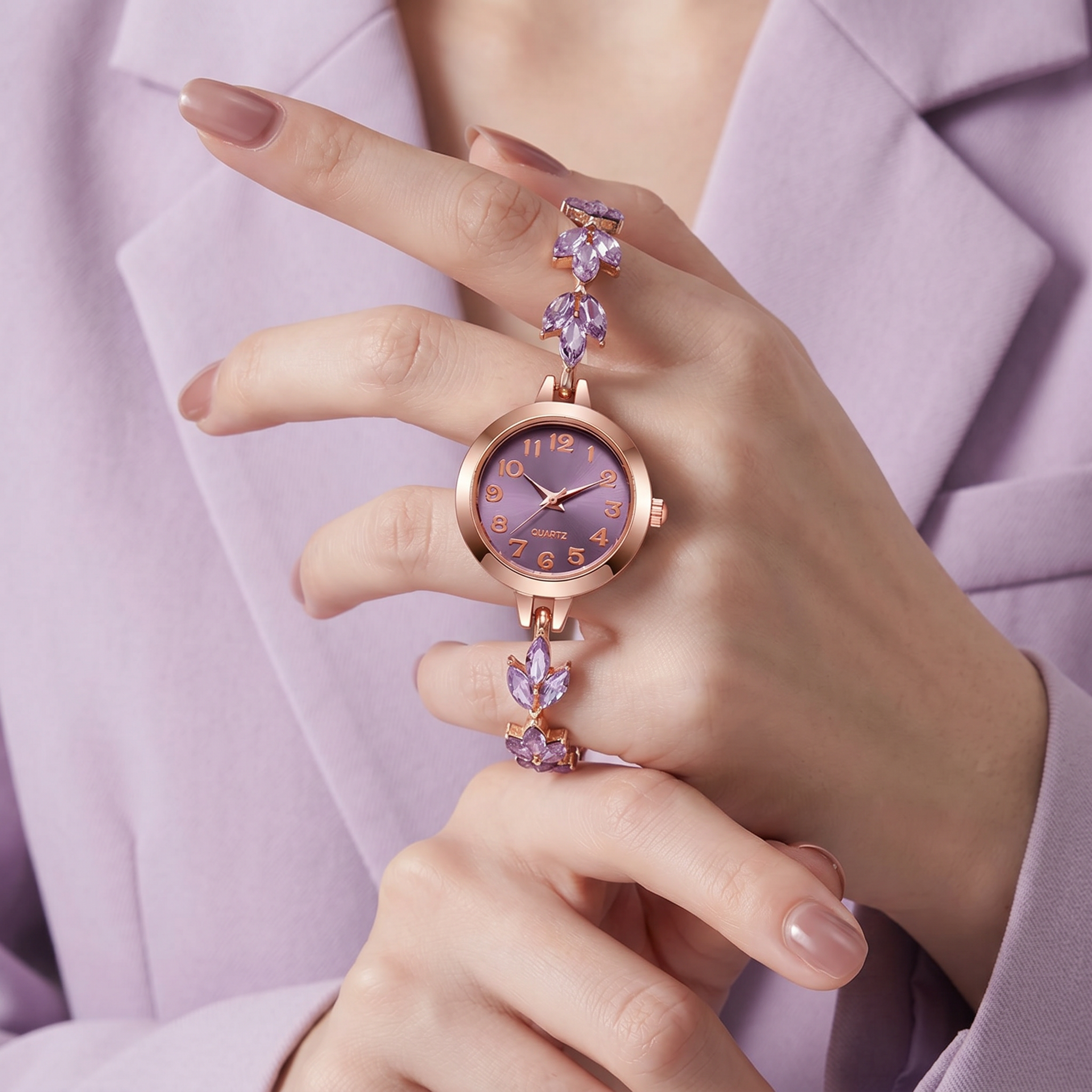 Aurelia™ Flora Charm Bracelet Watch
