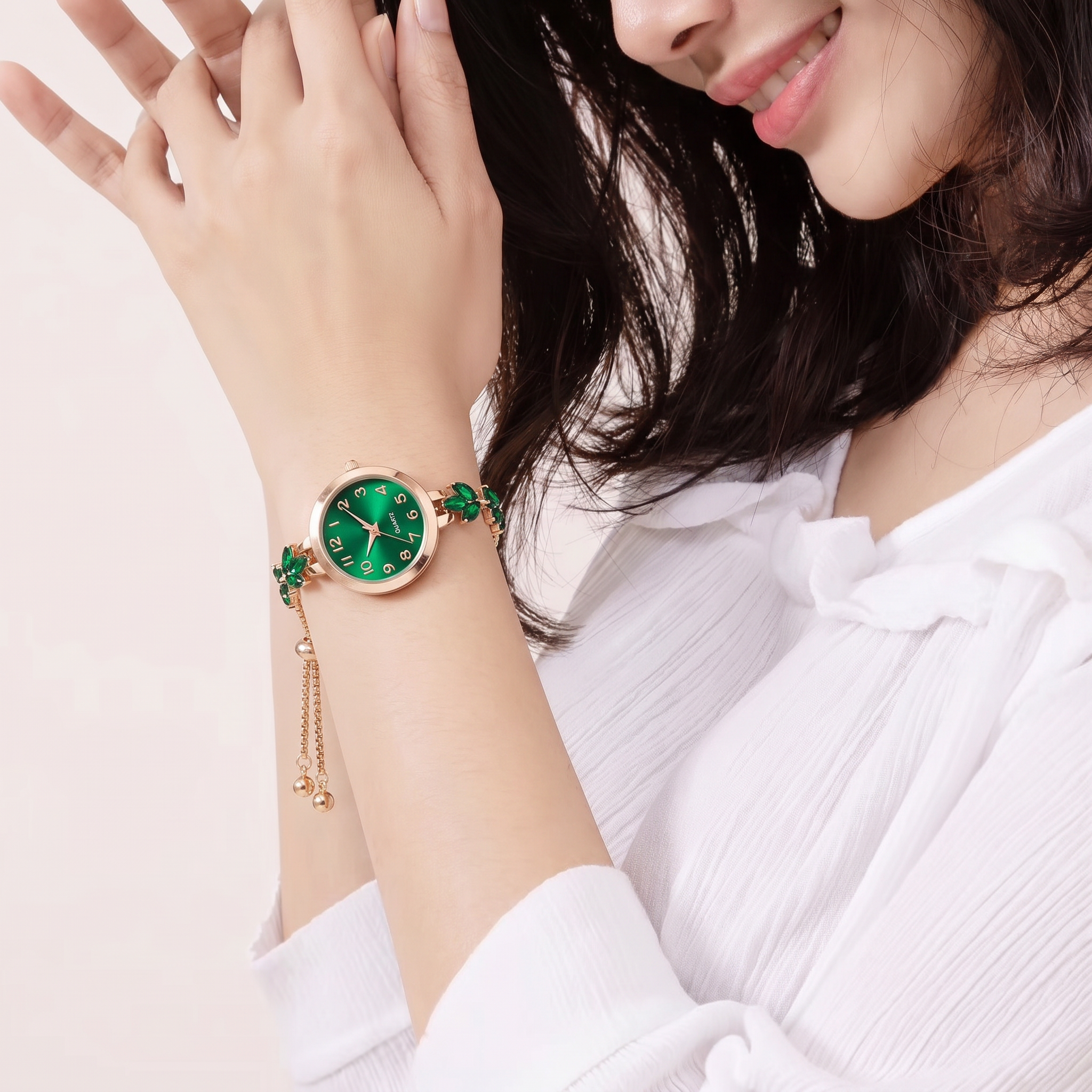 Aurelia™ Flora Charm Bracelet Watch