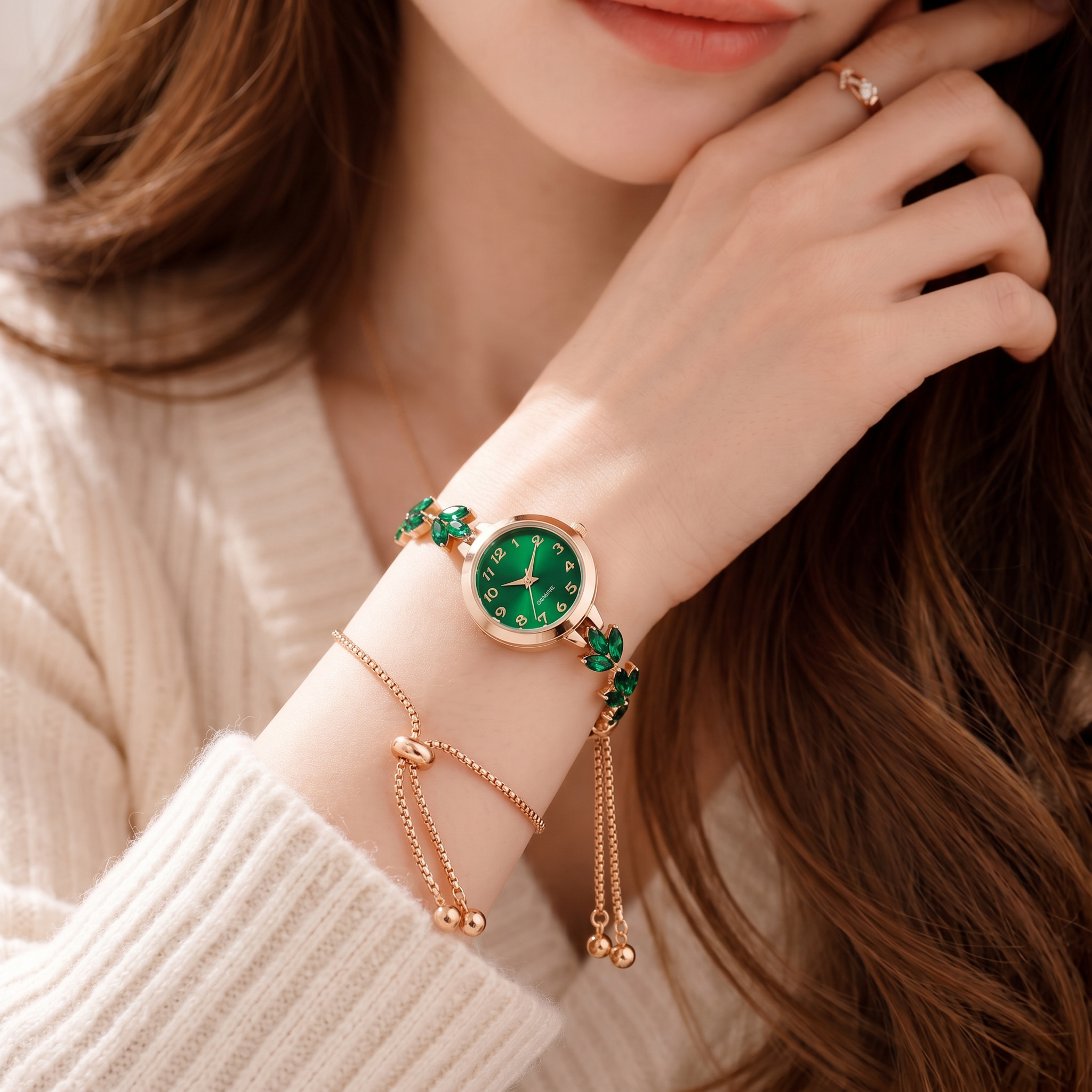 Aurelia™ Flora Charm Bracelet Watch