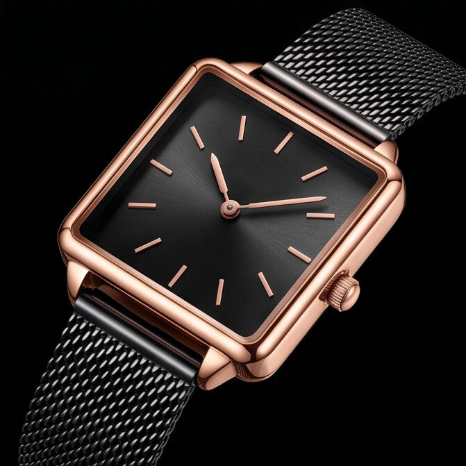 Luvier™ NoirFrame Signature Watch