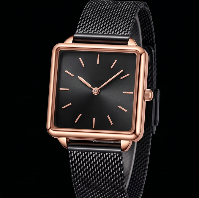 Luvier™ NoirFrame Signature Watch