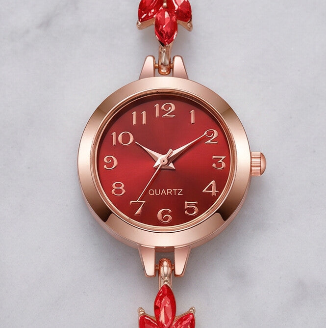 Aurelia™ Flora Charm Bracelet Watch
