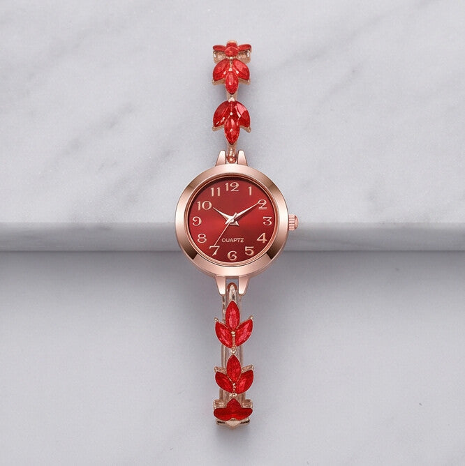 Aurelia™ Flora Charm Bracelet Watch
