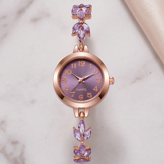Aurelia™ Flora Charm Bracelet Watch