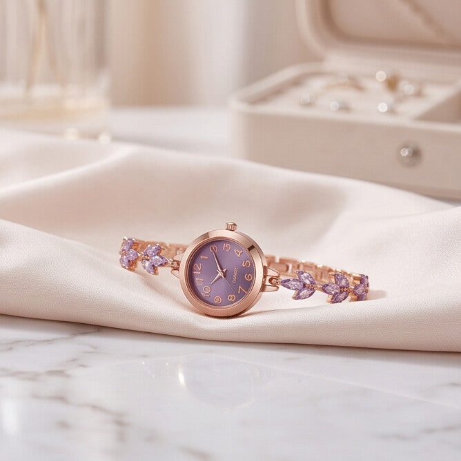 Aurelia™ Flora Charm Bracelet Watch