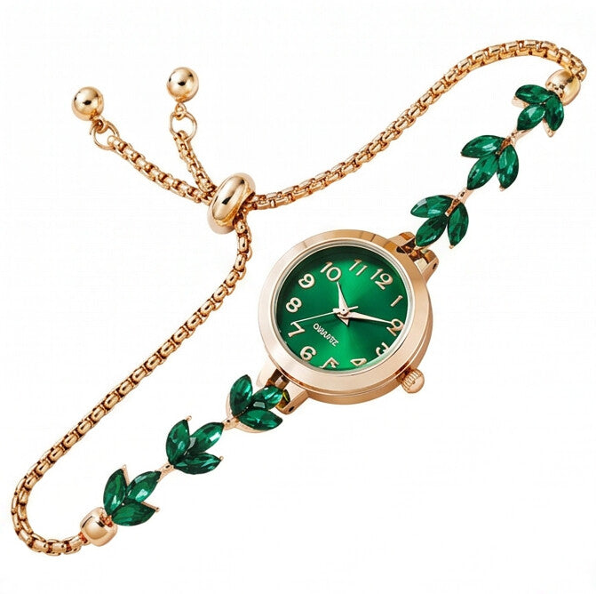 Aurelia™ Flora Charm Bracelet Watch