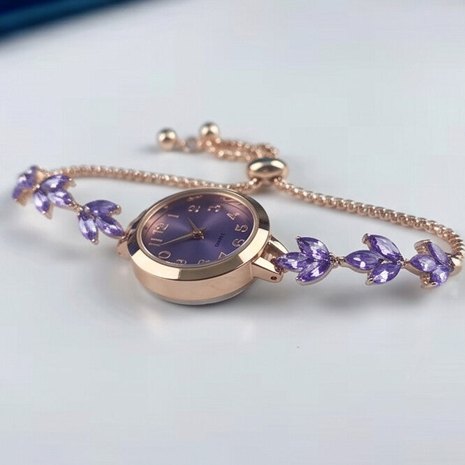 Aurelia™ Flora Charm Bracelet Watch