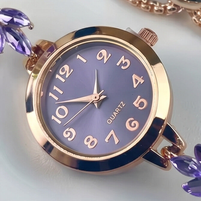 Aurelia™ Flora Charm Bracelet Watch