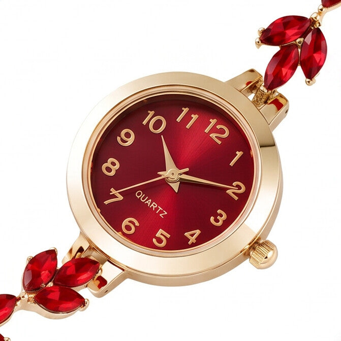 Aurelia™ Flora Charm Bracelet Watch