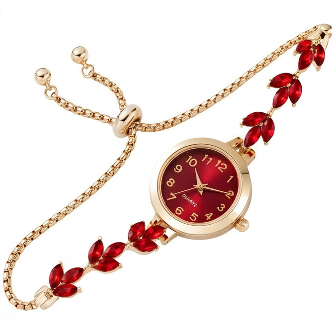 Aurelia™ Flora Charm Bracelet Watch