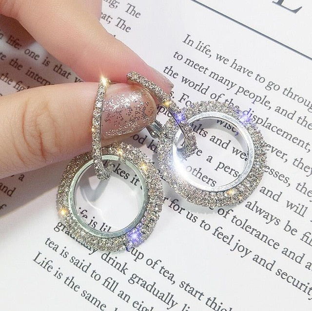 Creative High Grade Elegant Crystal Earrings