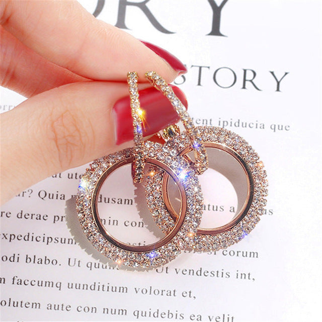 Creative High Grade Elegant Crystal Earrings